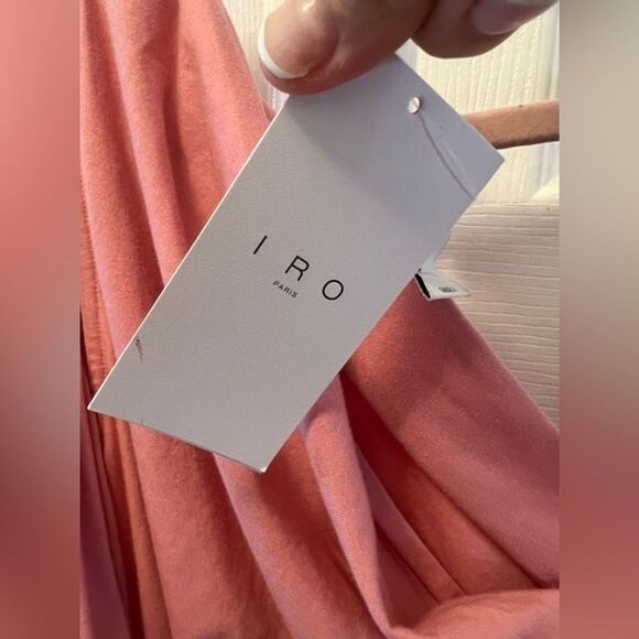 IRO Billin One Shoulder Top Pink women’s Size small Brand New! Msrp $195 - Picture 9 of 12